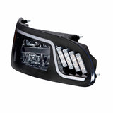 Blackout High Power LED Headlight w/LED Turn, Position, & DRL For 2008+ PB 386/387