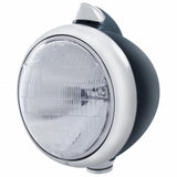 Black Guide 682-C Headlight 6014 & Original Style LED Signal - Clear Lens