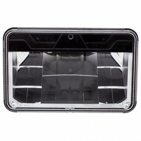 High Power LED 4"x6" High Beam Headlight with Polycarbonate Lens & Housing