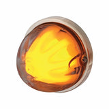 9 LED Dual Function "Glo" Watermelon Flush Mount Kit - Amber LED/Clear Lens