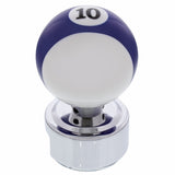 Pool Ball Shift Knob Number "10" For 13/15/18 Speed Eaton Style Shifters