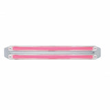 Dual 24 LED Dual Function 12" "GLO" Light Bar w/ Bezel - Red LED/Clear Lens
