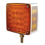 52 LED Reflector Double Face Turn Signal - Amber/Red Lens