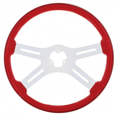18" Steering Wheel - Red