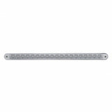 19 LED 12" Turn Signal Light Bar w/ Bezel - Amber LED/Clear Lens