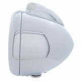 Chrome Guide 682-C Headlight H6024 & Dual Mode LED Signal - Clear Lens