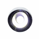 3 High Power LED 1” Clearance/Marker Light with Visor - White LED/Clear Lens