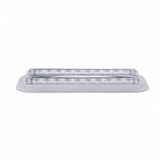 Dual 10 LED 9" Turn Signal Light Bars - Amber LED/Clear Lens