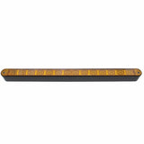 14 LED 12" Light Bar with Black Housing - Amber LED/Amber Lens