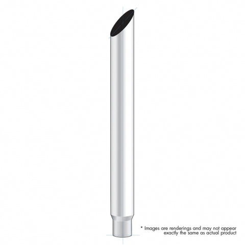 8" Mitered Reduce to 5" O.D. Bottom Exhaust - 48" L