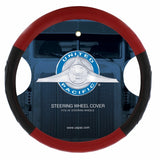 18” Steering Wheel Cover - Black & Red