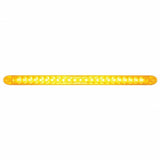 23 SMD LED 17 1/4" Turn Signal Light Bar with Reflector - Amber LED/Amber Lens