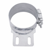 5" Stainless Butt Joint Exhaust Clamp - Straight Bracket