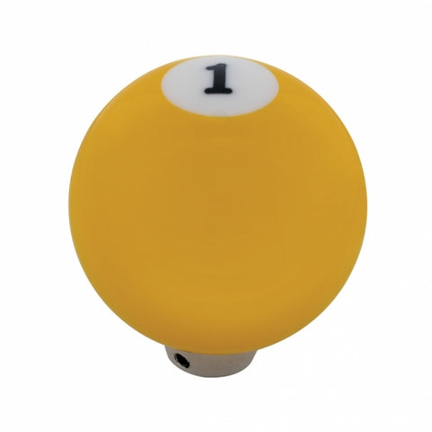 Pool Ball Gearshift Knob - Number 1 Ball