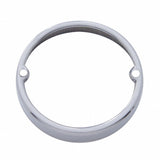 Round Stainless Cab Light Bezel