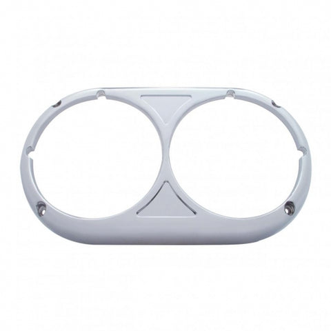 Stainless Steel Peterbilt 359 Headlight Bezel - Original Style