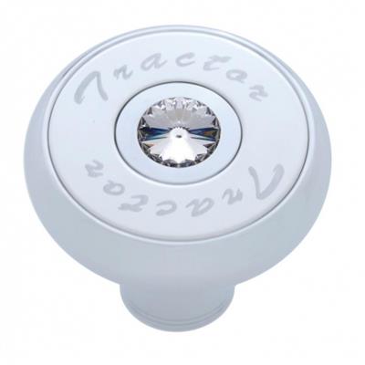 "Tractor" Deluxe Air Valve Knob - Clear Diamond