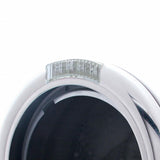 Chrome Classic Headlight No Bulb w/ LED Turn Signal - Amber LED/Clear Lens