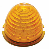17 LED Beehive Flush Mount Kit w/ Low Profile Bezel - Amber LED/Amber Lens
