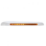 Sequential 14 LED Peterbilt 579/587 Front Fender Cover - Amber LED/Amber Lens