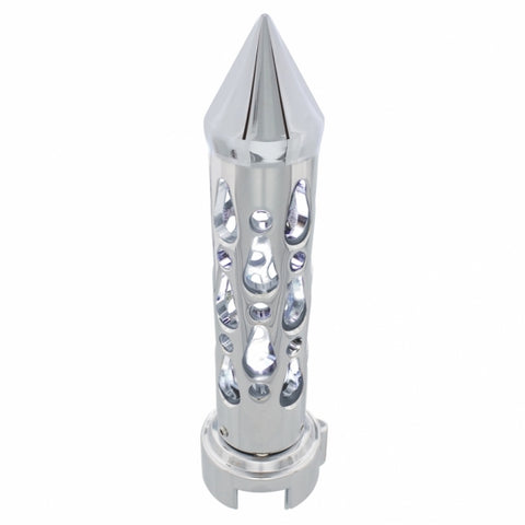 LED "Brooklyn" Spike Gearshift Knob w/ Adaptor for 13/15/18 Speed - White