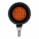 LED Stainless 2" Double Face Light - Amber & Red LED/Amber & Red Lens