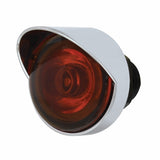3 High Power LED 1” Auxiliary/Utility Light with Visor - Amber - Dual Function