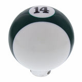 Green Striped 14 Ball Gearshift Knob