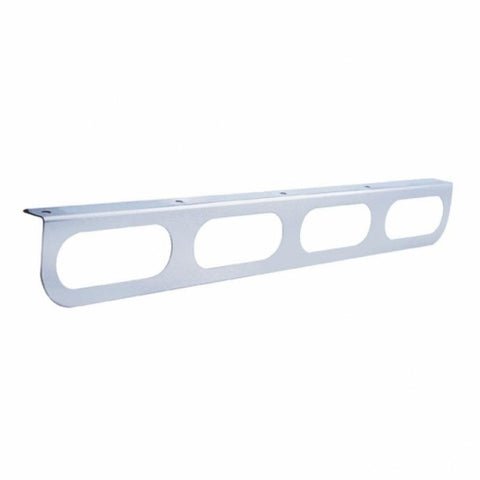 Oval Stainless Light Bracket w/ Flange -  4 Hole