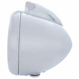 Stainless Steel Guide 682-C Headlight Crystal H4 & Original Style LED Signal - Clear Lens