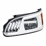 High Power LED Headlight w/LED Turn, Position, & DRL For 2008+ PB 386/387