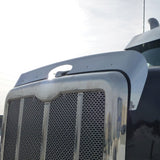 Stainless Steel Bug Deflector For 2014+ Peterbilt 567