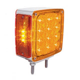 27 LED Double Face Turn Signal Light - Amber LED/Red Lens
