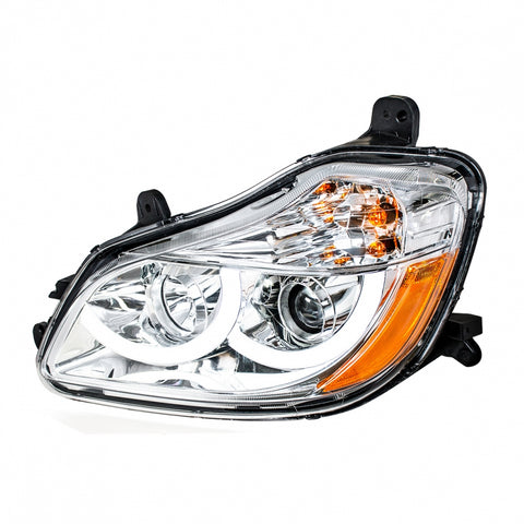 Chrome Projection Headlight With LED Position Light For 2013+ Kenworth T680