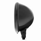 Black 5 3/4" Motorcycle Headlight Housing Only - Bottom Mount