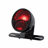 "DUO Lamp" Motorcycle Rear Fender Tail Light w/Red Glass Lens