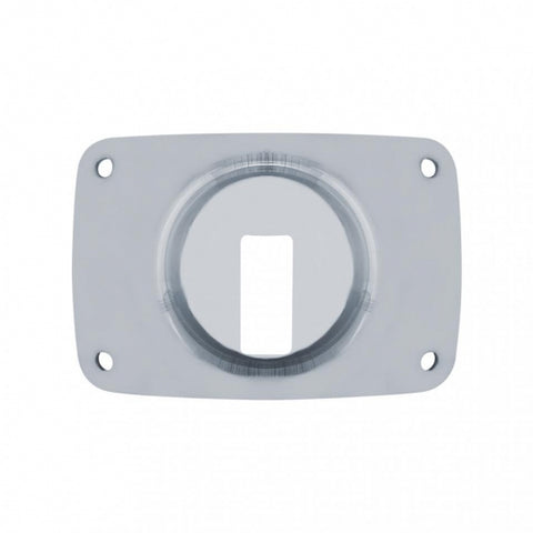 Stainless Peterbilt Headlight Inner Mounting Base Plate