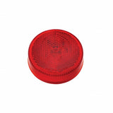 8 LED 2 1/2" Clearance/Marker Light - Reflectorized Lens - Red LED/Red Lens