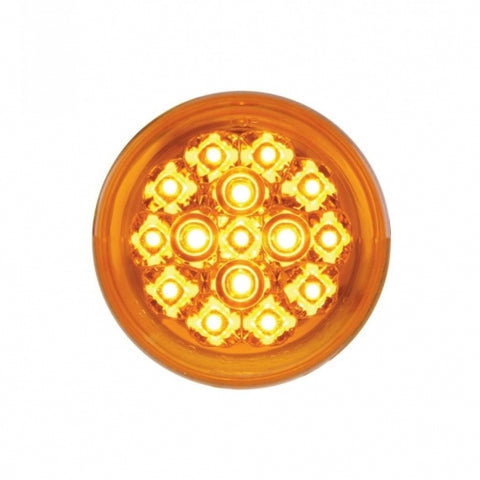 15 LED 2 3/8" Harley Turn Signal - Amber LED/Amber Lens