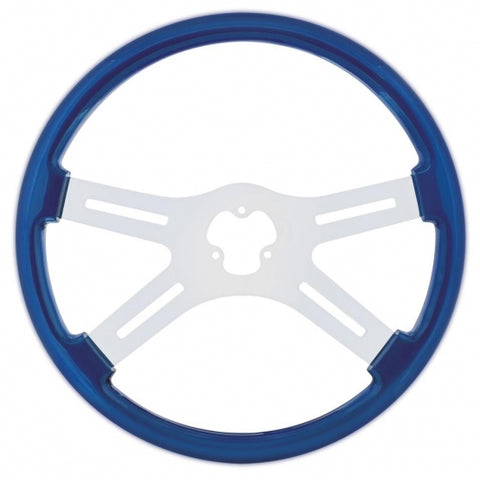 18" Steering Wheel - Blue