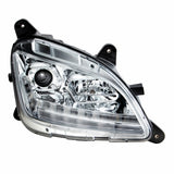 Chrome Projection Headlight With LED Sequential Turn and DRL For 2011+ Peterbilt 579/587