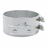 5" Stainless Butt Joint Exhaust Clamp - Straight Bracket