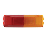 Incandescent Rectangular Fender Mount Clearance/Marker Light - Amber & Red Lens