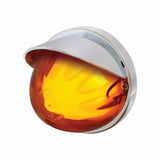 9 LED Dual Function "Glo" Watermelon Flush Mount Kit w/ Visor - Amber LED/Amber Lens