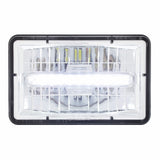 High Power LED 4" x 6" Rectangular Headlight with Daytime Running Light