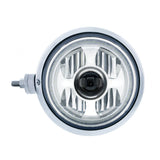 Chrome Guide 682-C Style Headlight Assembly W/LED Headlight & Dual Color Position Light