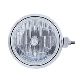 SS Guide 682-C Style Headlight Assembly W/Crystal Lens & 10 LEDs Position Light