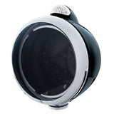 Black Guide 682-C Headlight No Bulb w/ Dual Mode LED Signal - Clear Lens