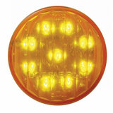 30" Heavy Duty Mud Flap Hanger w/ 9 LED End Cap & Bezel - Amber LED/Amber Lens