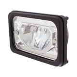 4" X 6" Heated LED Headlight Low Beam - Chrome